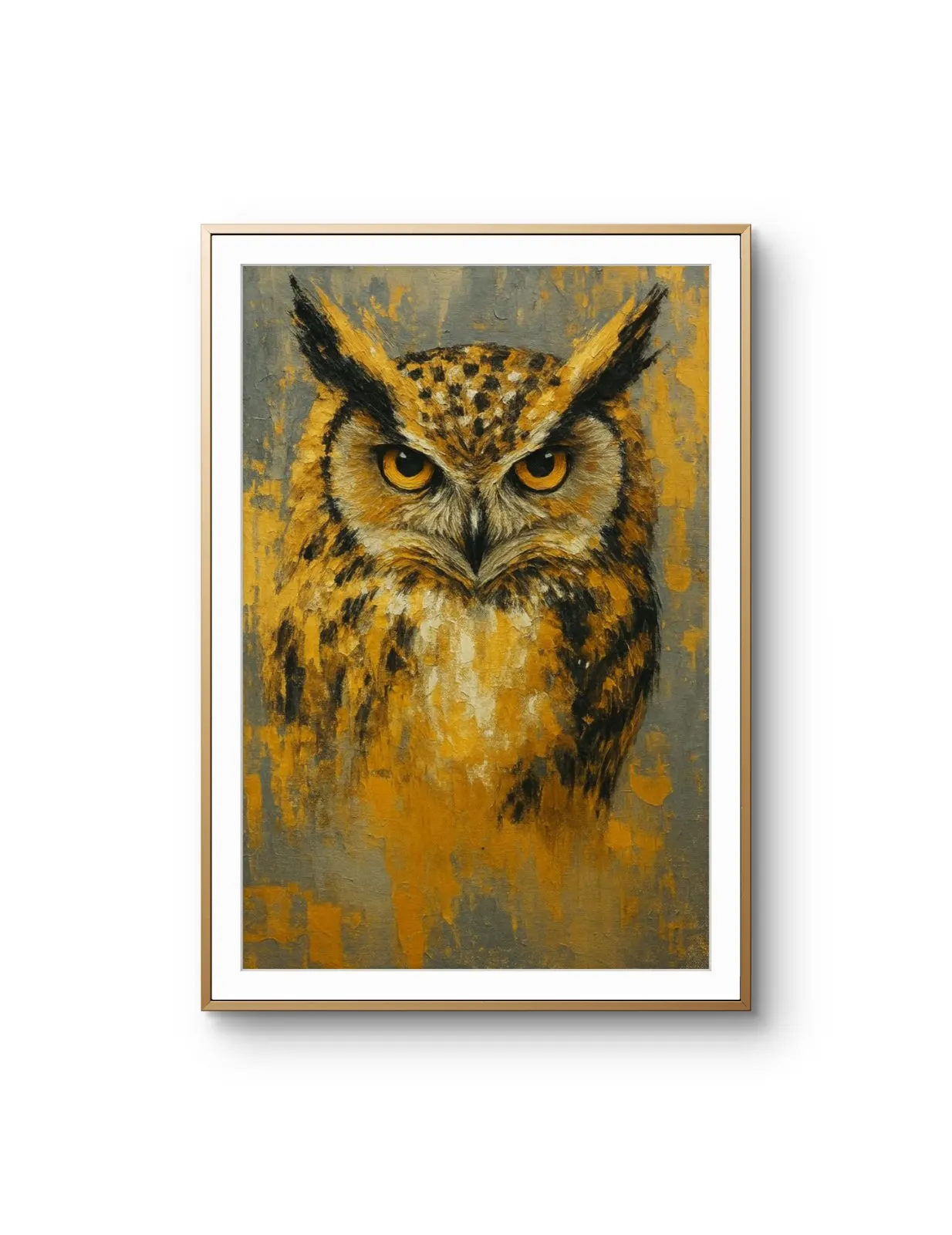 Elena Aureli - Eyes of the Night — Mixed Media prima kunstprint door Elena Aureli