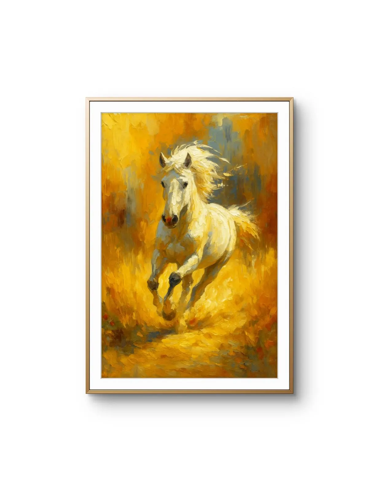 Elena Aureli - The Galloping Spirit — Mixed Media prima kunstprint door Elena Aureli