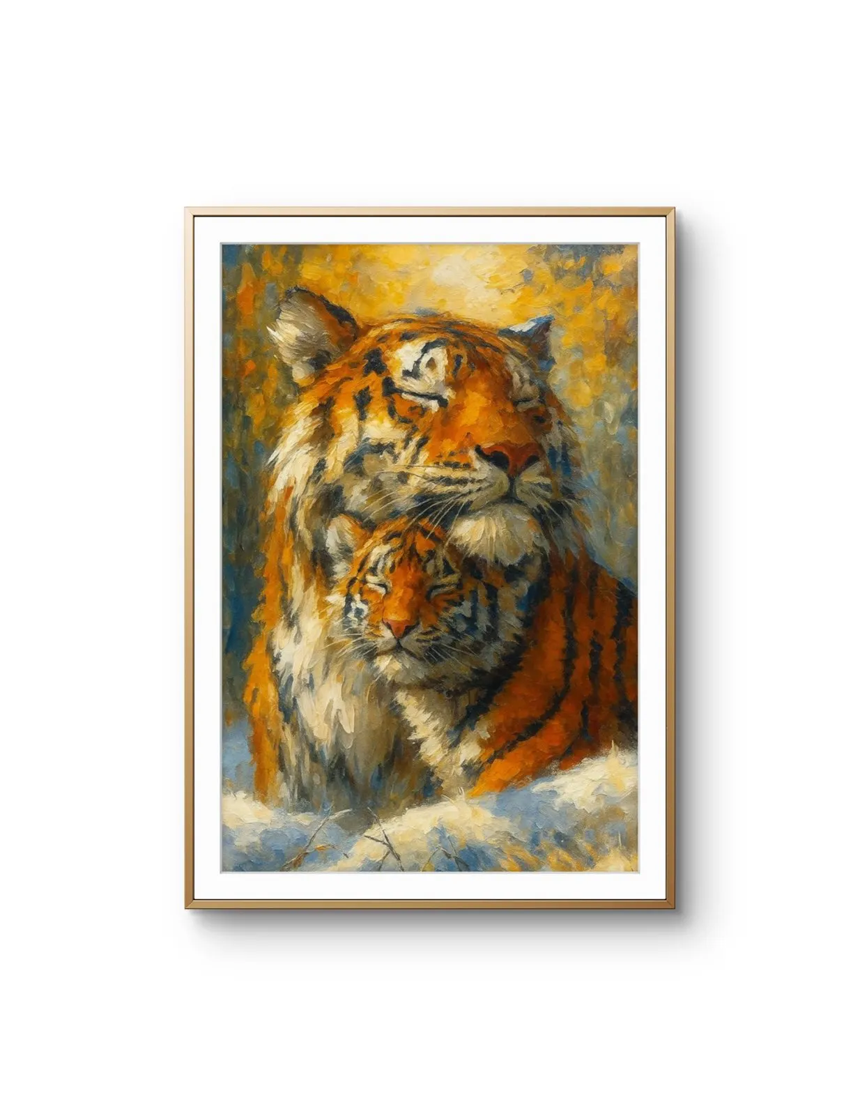 Elena Aureli - The Majestic Bond — Mixed Media prima kunstprint door Elena Aureli