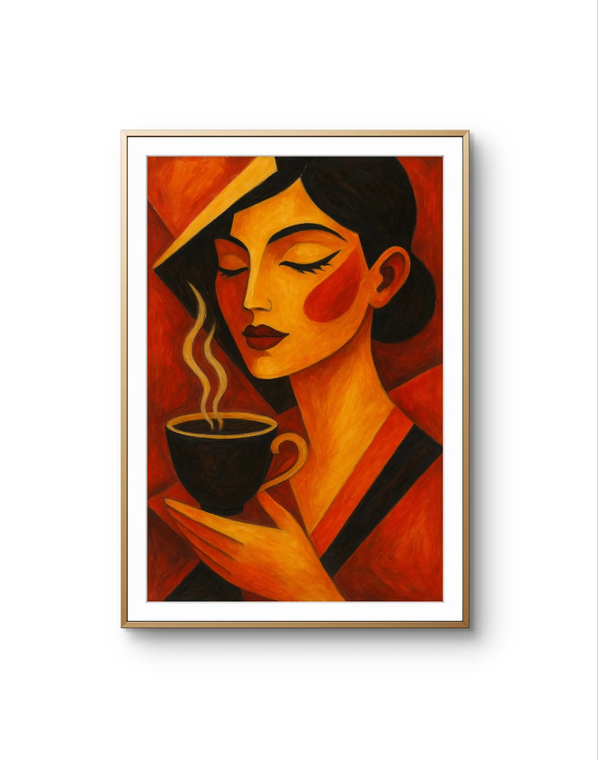 Elena Aureli - Whispers of Morning — Mixed Media prima kunstprint door Elena Aureli