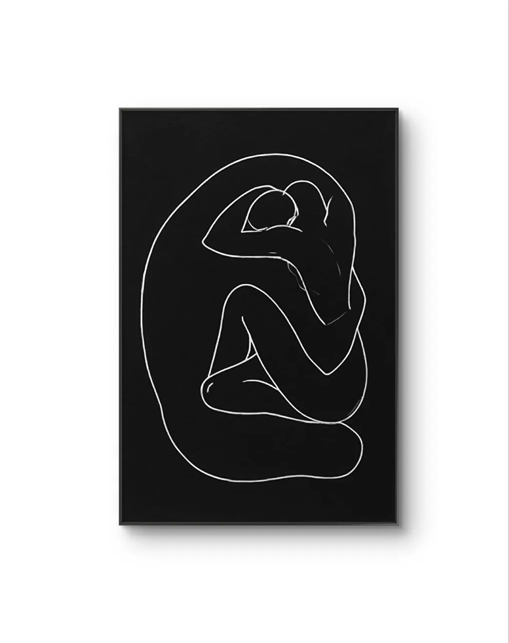 Felix – Embrace of Connection — Moderne en Hedendaagse Kunst kunstprint door Felix