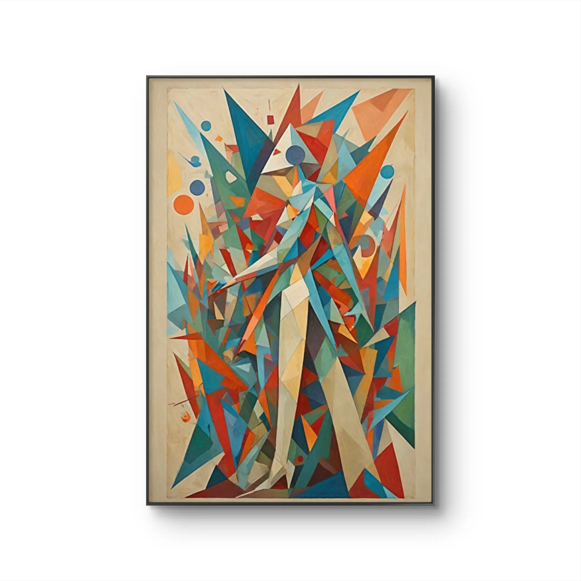 Litvin - Fractured Elegance — Mixed Media prima kunstprint door Litvin