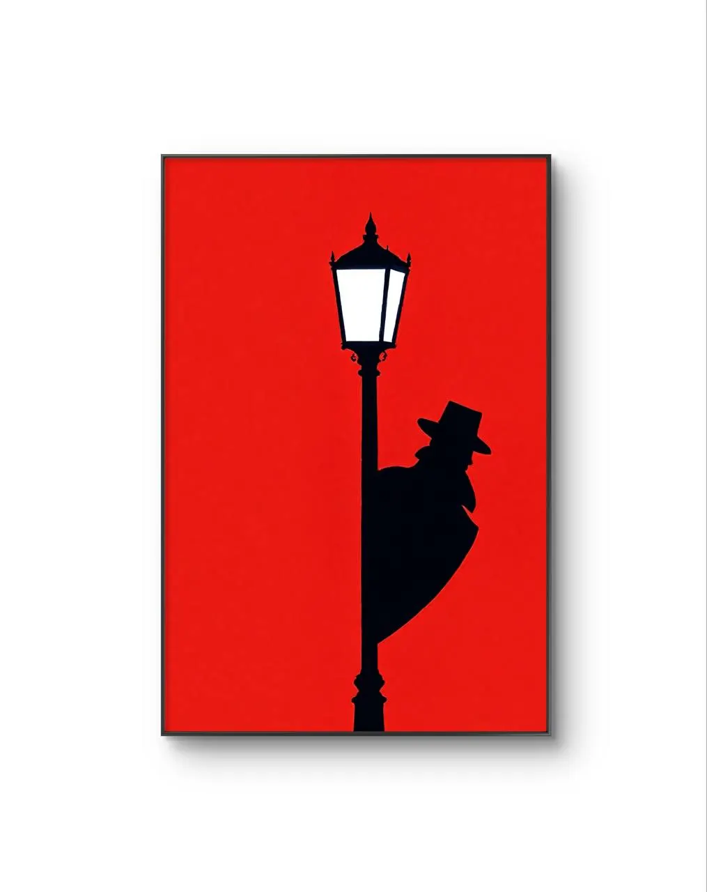 Rodrigo - The Watcher in the Night — Mixed Media prima kunstprint door Rodrigo