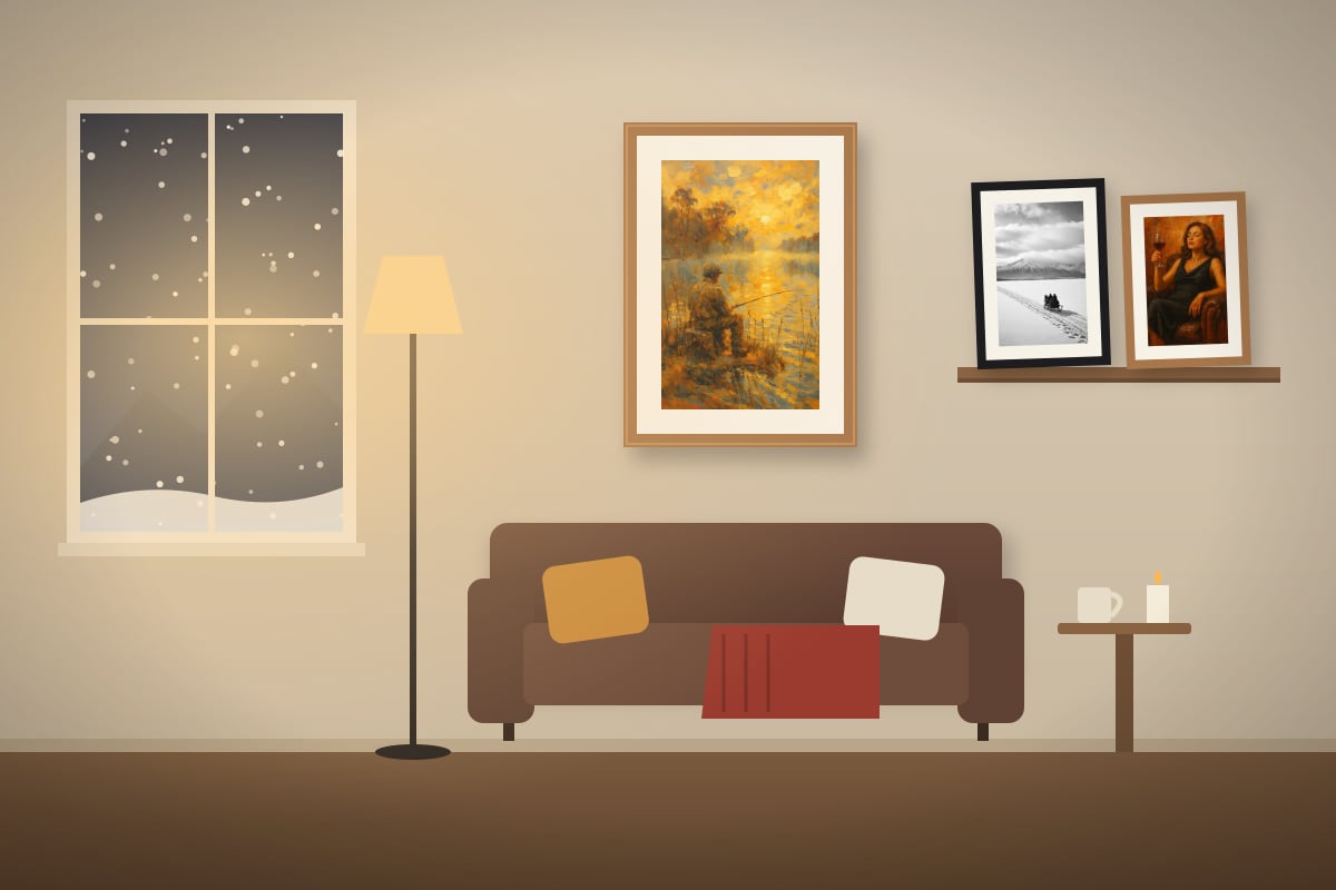 Winter Wall Art: How to Make a Room Feel Warm in the Dark Months — ArtMarket journal